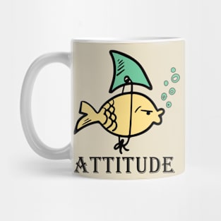 Attitude Shirt | Fish With an Attitude as Shark Mug